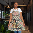 Personalised Vintage Pin - Up Kitchen Apron | Funny Retro Apron | Mother's Day Gift | Custom Name Apron | Multiple Designs Available - Drop of Bold