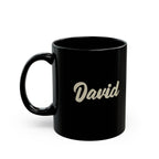 Father's Day Gift for Fisherman - The Water Knows My Name — Personalized Fishing 15oz Mug — Custom Black Mug for Fishing Dad — - Drop of Bold