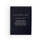 Personalized Teacher Dad Journal — Funny Father's Day Gift for Teacher Dads — Custom Hardcover Notebook for Dad - Drop of Bold