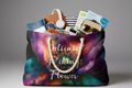Delicate F*cking Flower WeekenderTote - Drop of Bold