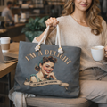 Wren I'm a Delight Vintage Pin-Up Weekender Tote Bag — Funny Oversized Tote — Bold Gift for Her