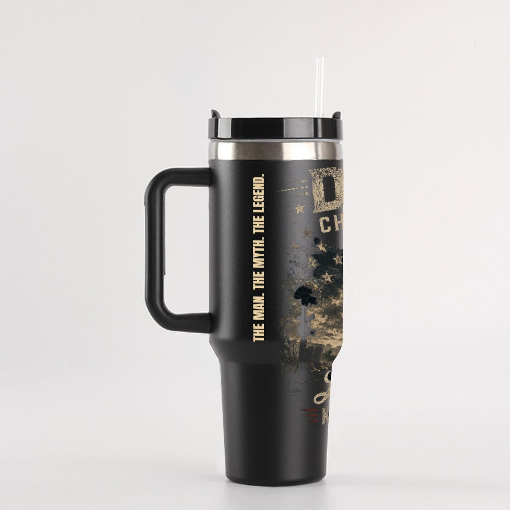 Duty Changed Him Love Kept Him | Personalized Military Tumbler 40oz | Custom Military Gift
