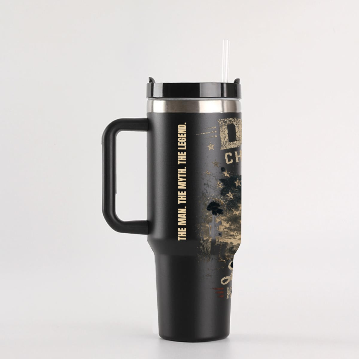 Duty Changed Him Love Kept Him | Personalized Military Tumbler 40oz | Custom Military Gift