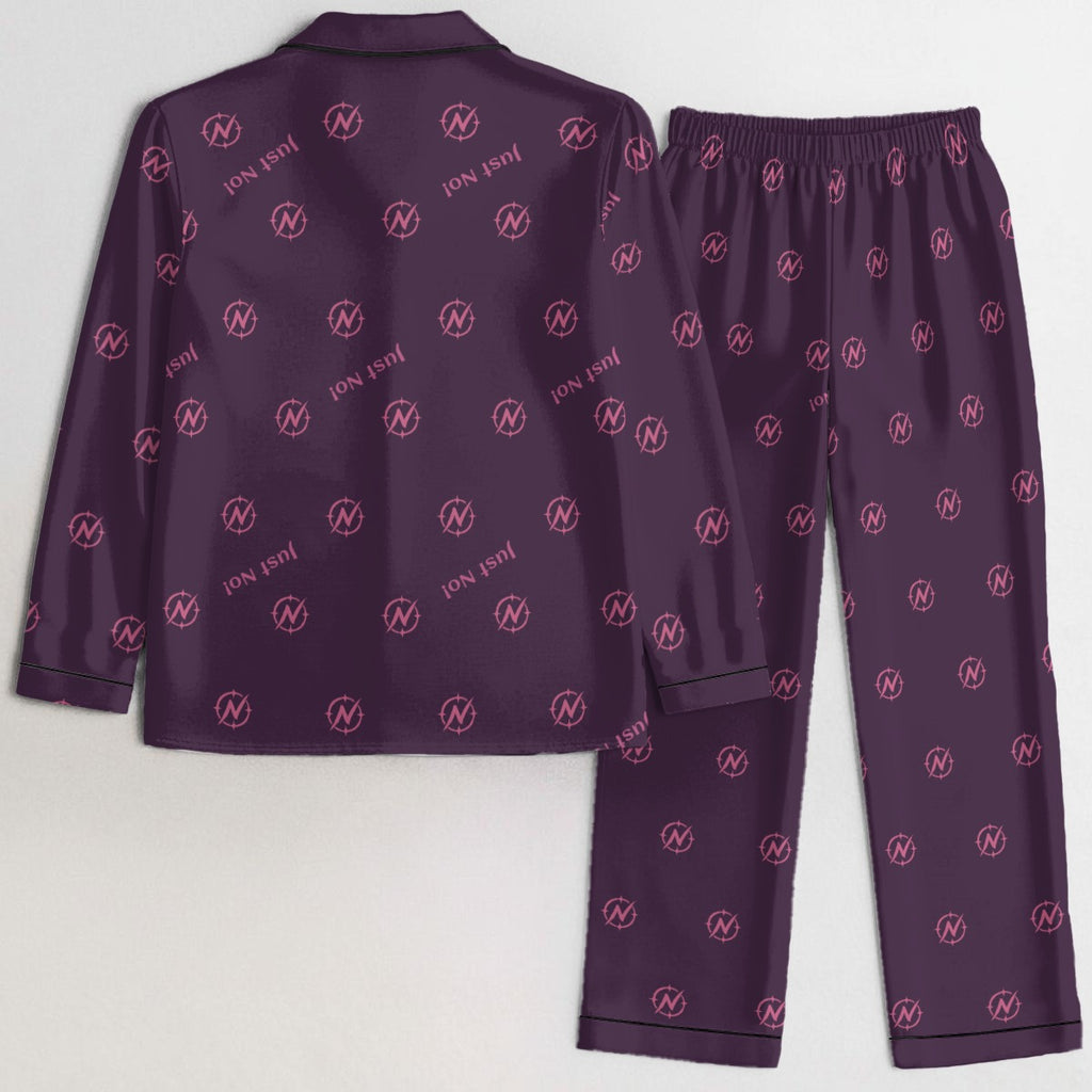 Nova — Just No! Satin Feel Pajama Set