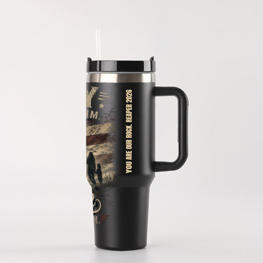 Duty Changed Him Love Kept Him | Personalized Military Tumbler 40oz | Custom Military Gift