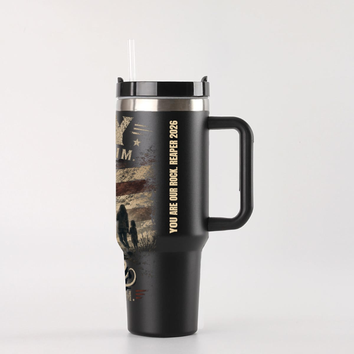 Duty Changed Him Love Kept Him | Personalized Military Tumbler 40oz | Custom Military Gift