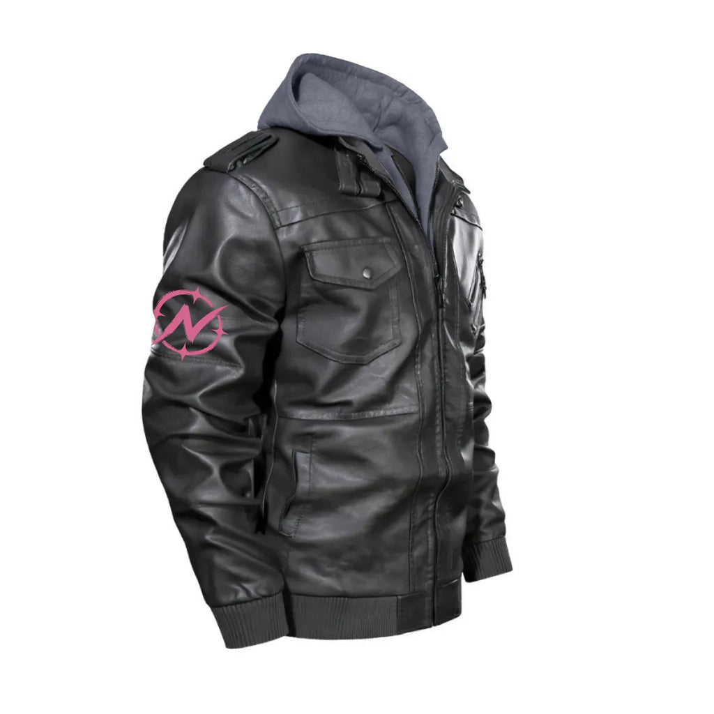 Nova — The Monogram. Vegan Leather Bomber