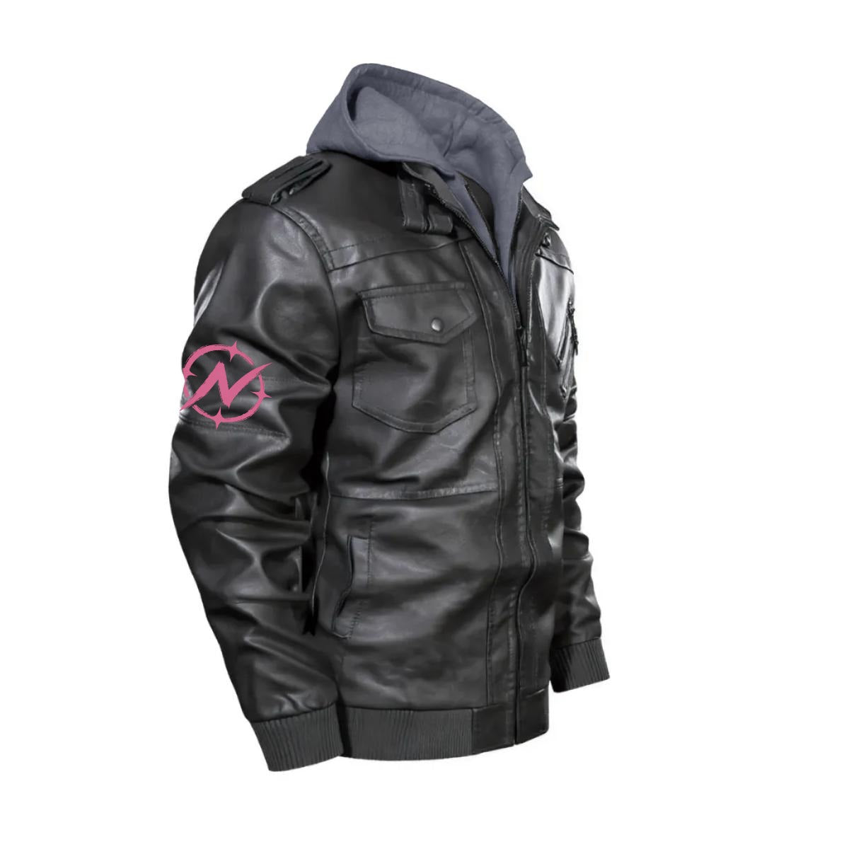Nova — The Monogram. Vegan Leather Bomber