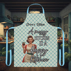 Personalised Vintage Pin - Up Kitchen Apron | Funny Retro Apron | Mother's Day Gift | Custom Name Apron | Multiple Designs Available - Drop of Bold