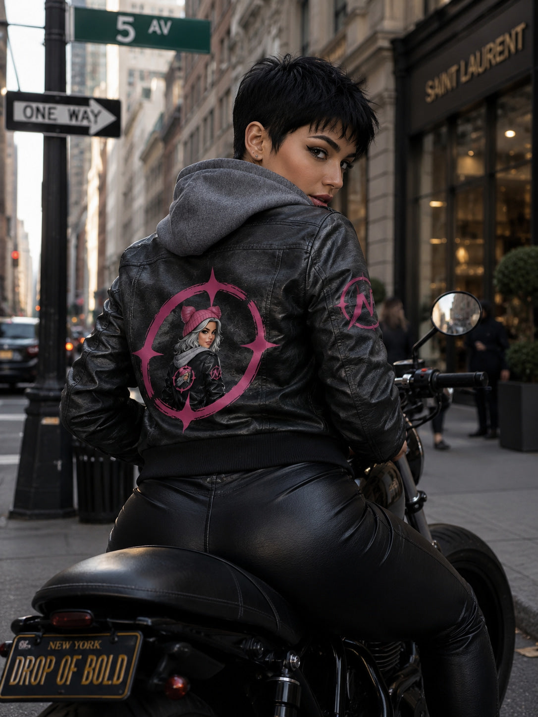 Nova Vegan Leather Jacket