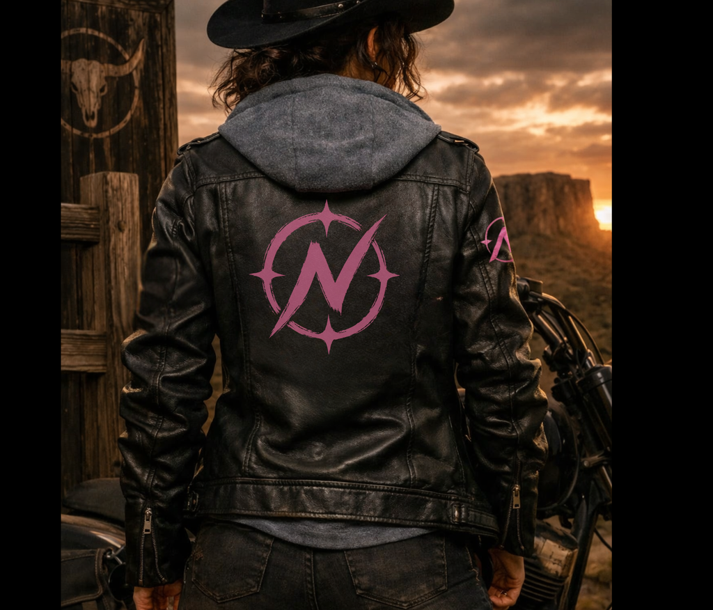 Nova — The Monogram. Vegan Leather Bomber