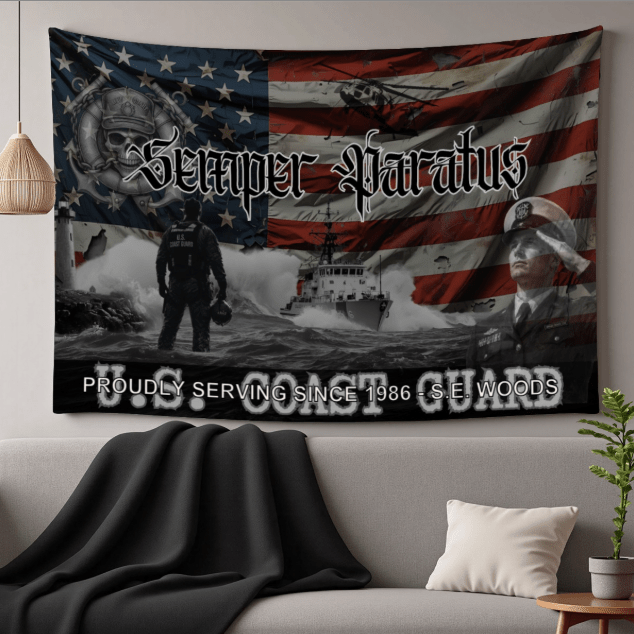 Personalized Military Wall Hanging — Choose Your Branch — Veteran Gift - Drop of Bold