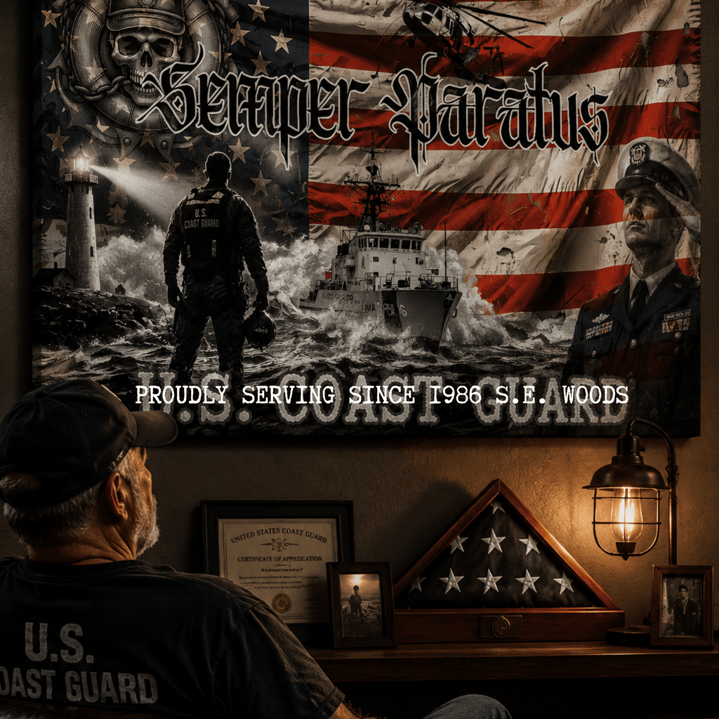 Personalized Military Wall Hanging — Choose Your Branch — Veteran Gift - Drop of Bold